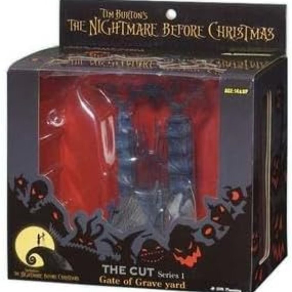 HTF Tim Burton's The Nightmare Before Christmas GATE of GRAVE YARD The Cut BIN